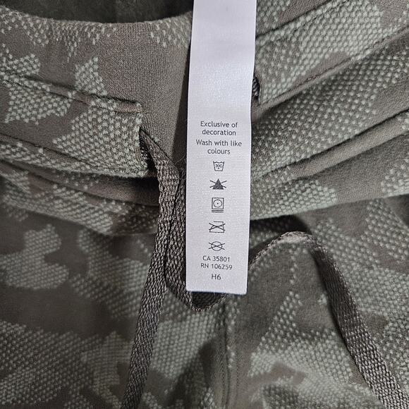 Lululemon Ready To Rulu Joggers Womens 6 Green Camo Jacquard W5DA4S Running Gym - Picture 4 of 11